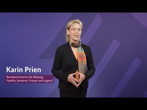 Grußbotschaft von Karin Prien, Bundesministerin für Bildung, Familie, Senioren, Frauen und Jugend